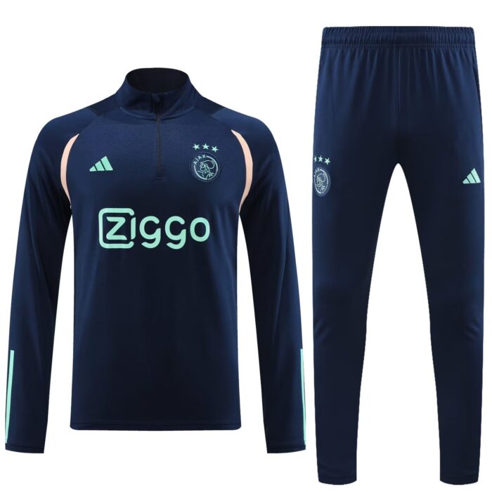 Ajax 23-24 Tracksuit Navy Blue