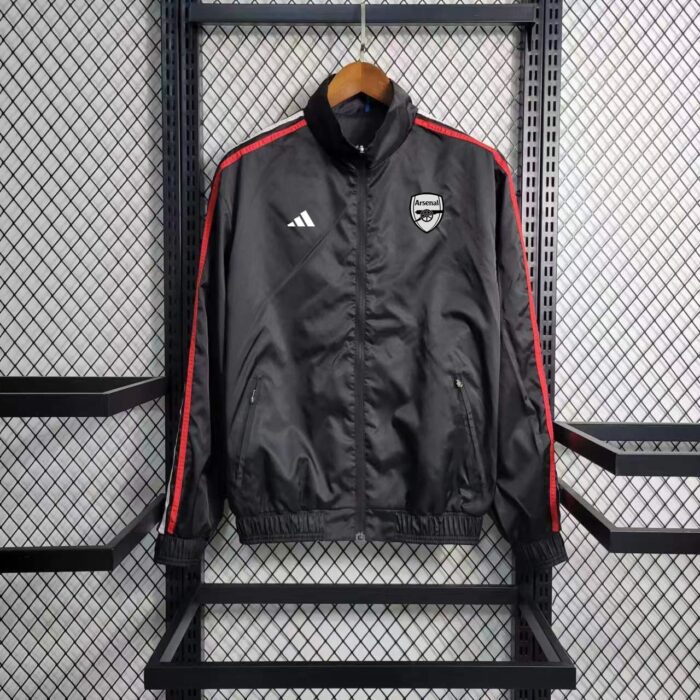 Arsenal 23-24 Reversible Wind Coat - Black