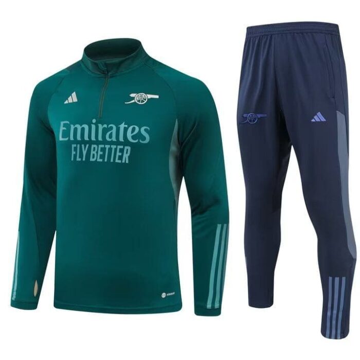 Arsenal 23-24 Tracksuit - Dark Green