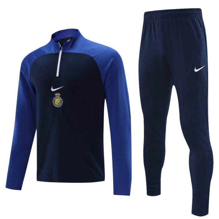 Al-Nassr 23/24 Tracksuit - Dark Blue