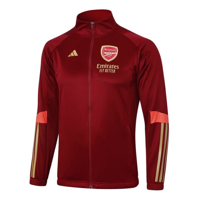 Arsenal 23-24 Jacket - Dark Red