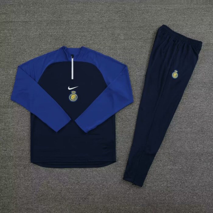 Al-Nassr 23/24 Tracksuit - Dark Blue