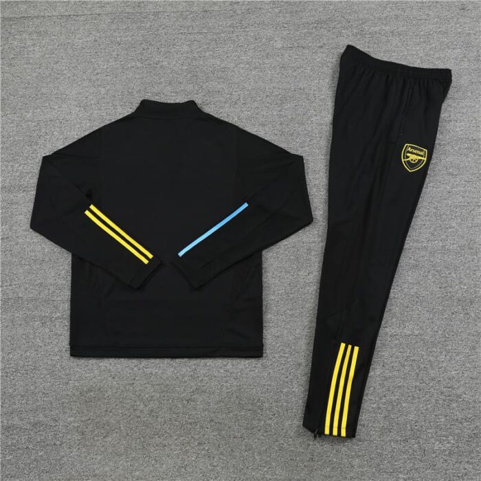 Arsenal 23-24 Tracksuit - Black/Yellow